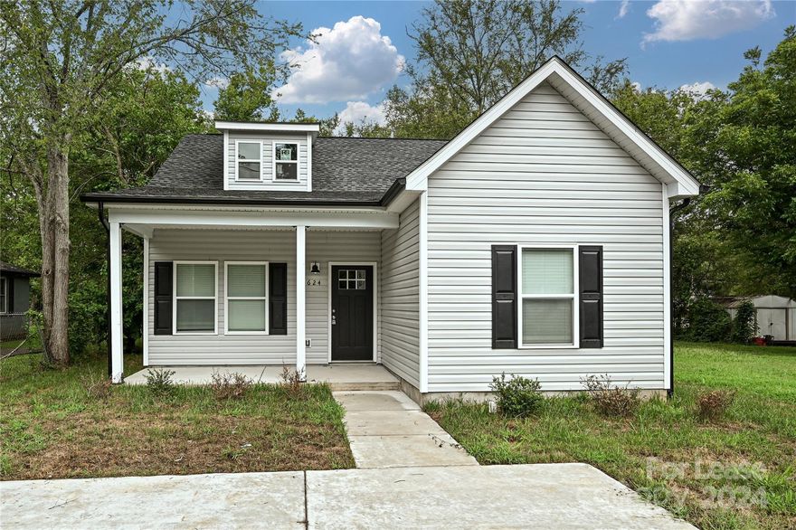 624 Harrison Street, Rock Hill, SC 29730
MOVE IN SPECIAL" $200 OFF THE FIRST 3 MONTHS! MOVE IN WITH A RATE OF $1495 FOR THE FIRST 3 MONTHS, THEN RETURN TO REGULAR RATE OF $1695!
This stunning residence boasts:

- Three spacious bedrooms and two stunning bathrooms
- Step into the gorgeous kitchen featuring modern white cabinets, sleek quartz countertops, and gleaming stainless steel appliances
- The luxurious luxury vinyl plank (LVP) flooring throughout the home combines durability with a touch of sophistication, ensuring easy maintenance and timeless appeal.
- Enjoy the convenience of washer dryer connections that simplify your daily chores.
- Unwind and soak in the tranquility on the inviting covered front porch, perfect for enjoying your morning coffee or watching the sunset.
- Each bedroom offers generous, well-designed closets, providing plenty of storage space to keep your home organized and clutter-free.