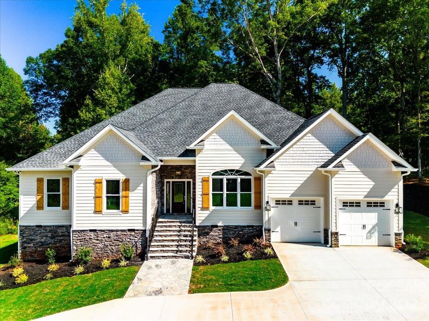 3023 English Cottage Way is a dreamy high quality, custom-built, new construction home. Step inside & be greeted by an open-concept floor plan, seamlessly connecting the living, dining, & kitchen areas. The abundance of natural light floods the space, & a cozy fireplace adds a touch of elegance. The gourmet kitchen is a chef's dream, boasting high-end stainless steel appliances & granite countertops. Enjoy not one, but two master bedrooms! Both master suites feature a walk-in closet and a luxurious en-suite bathroom. As some extra features, this home is equipped with: front & rear Ring security cameras, floodlights, high-efficiency HVAC system, & tankless hot water system. The 2-car garage provides ample space for parking your vehicles, as well as additional storage options. Outside, a beautifully landscaped yard & a covered deck. The community pool adds a refreshing escape on hot summer days. Come and experience the epitome of luxury and comfort at The Cottages at Turtle Creek.