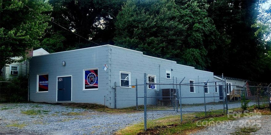 New pricing, investment opportunity, Expand your business!  Well maintained property with updated windows 2 years ago, HVAC 3yrs old, Roof recoated 6 months ago and fenced lot. Balanced combination of with office space, storage and warehouse work area. Includes 4 offices, Reception area, Common or break area, Storage area and conference area. Convenient to main highways and the Gastonia business district.