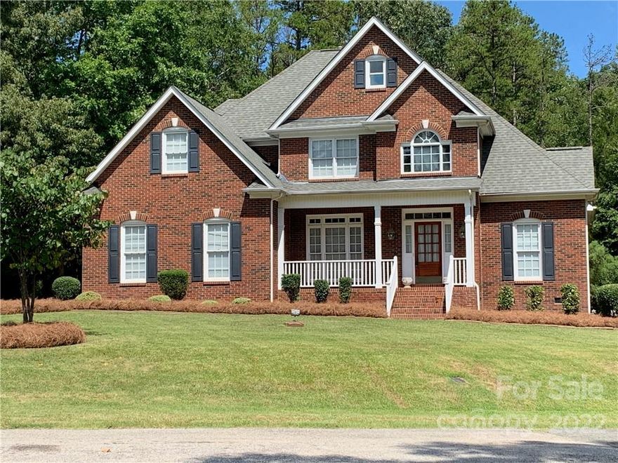 Spacious 2 story all brick home is move-in ready.  Open floor plan with master bedroom on main floor.  Four bedrooms with 3 Full bathrooms. Large Jack and Jill bathroom upstairs. New decking that leads out into a wooded backyard. Great neighborhood with Low Union County taxes and Highly rated schools. New water heater 8/22. New flooring in the Laundry room 9/22.  Vaulted ceiling in the great room. Wonderful storage, side storage in the Bonus room and 2 attics. One walk-in attic and one pull-down stairs.  Refrigerator will convey with the home.  Great price for this all brick Union County home.