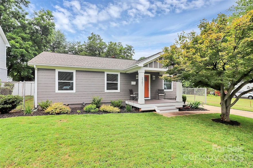 Completely Renovated & Move-In Ready! Discover this stunning back-to-studs remodel completed in 2023/2024, offering modern style and peace of mind with all new electrical, plumbing, HVAC, roof, and windows/doors. Every detail has been thoughtfully upgraded, including a designer kitchen with upgraded cabinets, pantry, and stainless-steel appliances. Inside, enjoy an open and inviting layout, a spacious walk-in closet, and tasteful finishes throughout. Outside, the fenced backyard is perfect for pets, entertaining, or simply relaxing. This fully permitted and inspected renovation is just a short stroll to Camp North End, where you’ll find trendy restaurants, breweries, and events. Don’t miss your opportunity to own a like-new home with all the charm of an established neighborhood— welcome to 2201 Edison Street!