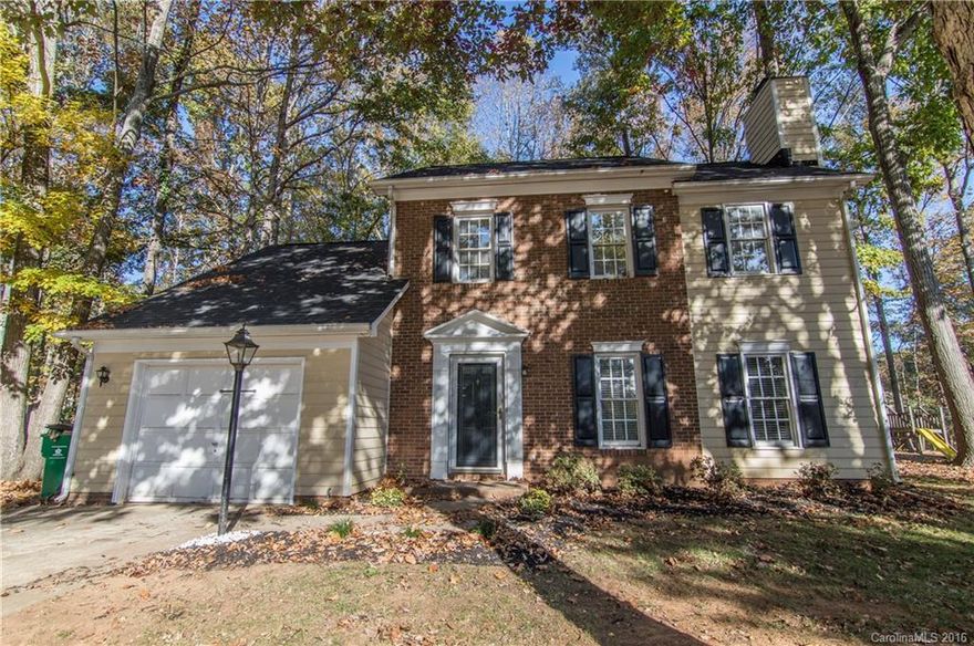 Rare opportunity to get this Charlotte/Huntersville area home with great bones! Home sits peacefully overlooking a large front yard in a quiet neighborhood.  Desirable main level that includes a den, dining, living, and sunroom. New roof replaced in 2016, HVAC in great working condition, and granite counter tops! Convenient to schools, I-485, Mt. Island Lake, and Huntersville attractions. This house is perfect for the home buyer ready to add their personal touch and make it home.