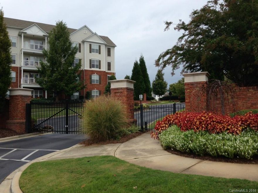 LOCATION~~LIFESTYLE~~LIVABILITY!! Immaculate Ballantyne Condo~~Quiet Gated Community in the Heart Of Ballantyne!! Walk to restaurants, movie theater, shops and much more! Upgraded Spacious 2 bedroom 2 bath home: Granite, SS Refrigerator, Tile Back splash, Crown Molding,Wood Floors in Great Room, Tile in Bathrooms. Enjoy the Large Covered Porch, Clubhouse and Pool just steps away . Easy access to 485 and the best that Charlotte has to offer. Home is Move-In-Ready and furnishings negotiable!