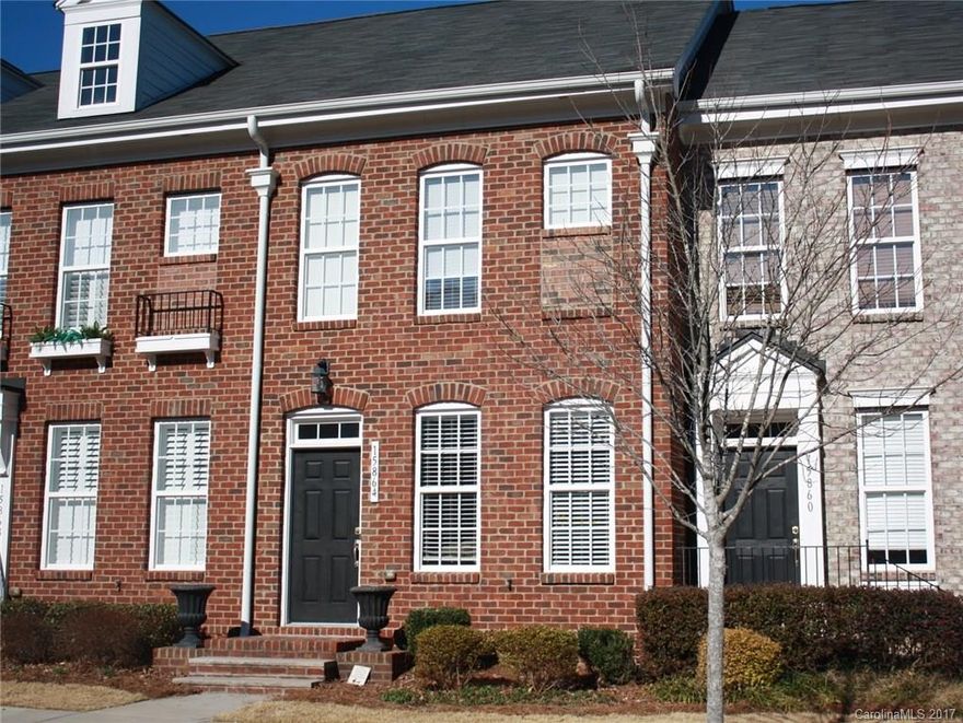 What’s not to love in this full brick Davidson town home with private patio and detached garage?
Spacious open floor plan is highlighted with 5” Laminate wood flooring throughout the 1st Floor, extensive crown molding, raised breakfast bar with granite counter tops and rich maple cabinets. Upstairs features huge bedrooms with private baths. Come see why people love to call Summers Walk home! Enjoy the quiet country feel while you stroll the sidewalks to the pool, playground or bark park!