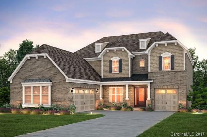 Gorgeous brick/stone/Hardi home with open floor plan & room for 3 cars - 2-car side-load garage (with tons of storage) & a 1-car single garage.  Home sits beautifully on a one-third acre corner site on a cul-de-sac.  Open floor plan features a huge gathering room connected to a bright sunroom.  The kitchen and breakfast area are nearby and feature a huge walk-in pantry and stainless built-in appliances, and built-in planning center.  Master suite features spa-like bath with huge shower.