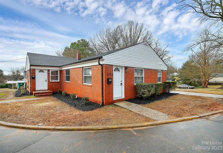 $1250 Introductory Rent Special-Meticulously renovated duplex in the heart of Cramerton. Walking distance to Goat Island, the local greenway, and the charming shopping and dining options in downtown Cramerton. Small town feel, less than 20 minutes from Downtown Charlotte and Charlotte Douglas Airport. Property has undergone a complete renovation with beautifully restored hardwood floors and a cool color palette throughout. Kitchen boasts modern amenities with custom cabinets, backsplash, and quartz counter tops. 2- cozy bedrooms with ample closet space, and a sunny bathroom with playful custom tiled floor and modern vanity and fixtures. New back deck perfect for grilling and enjoying this wonderful neighborhood. Property includes washer/dryer and landscaping. Schedule your tour today
Rent offered at $1250 for first 3-months of lease. Rent increases to $1399 per month in 4th month of residency.