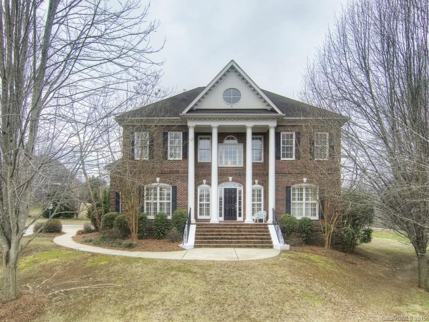 Lovely S. Charlotte home on Culdesac in desirable Deerfield Creek. Excellent schools, all brick home on over 1/2 acre. Hardwood floors on main and upper. Dramatic foyer entry, scissor step staircase. Lrg open kitchen/breakfast and great room.  Wolf gas cooktop, granite countertops, Master bedroom suite includes sitting area and extra lrg master, w jetted tub. Generous size bedrooms w own bath access. Lots of walk-in attic storage. Plantation shutters, Screened porch, large deck. Pool close by.