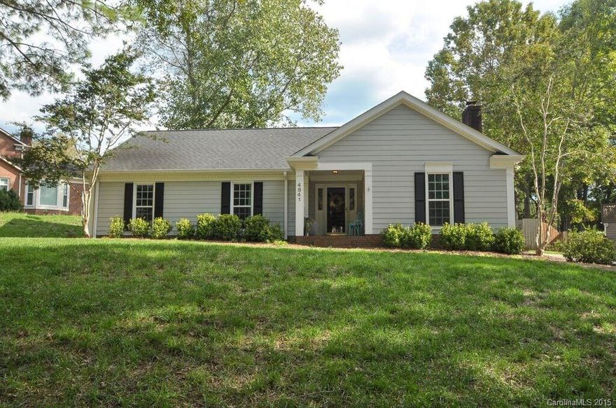 Don't miss this open plan perfect for entertaining with renovated kitchen- 42" cabinetry, SS appliances, granite and tile backsplash.  Large formal living room with fireplace flows into the dining room and the bright and open great room. Nicely sized bedrooms and a master suite with vaulted ceiling, WIC, garden tub, and dual vanities. Expansive deck overlooks fenced backyard. Low maintenance with newer Hardiplank siding, windows, and roof. Great neighborhood zoned for some of the best schools.