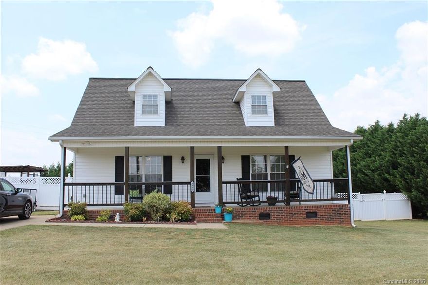 Take a look at this one today!  This home features 3 bedrooms and 2 bathrooms with master bedroom on main floor.  Open floor plan on main level.  Back yard is where you will want to be.  Take a swim in the pool, hang out by the fireplace or just relax on the patio!  Large fenced in back yard with plenty of room to play.