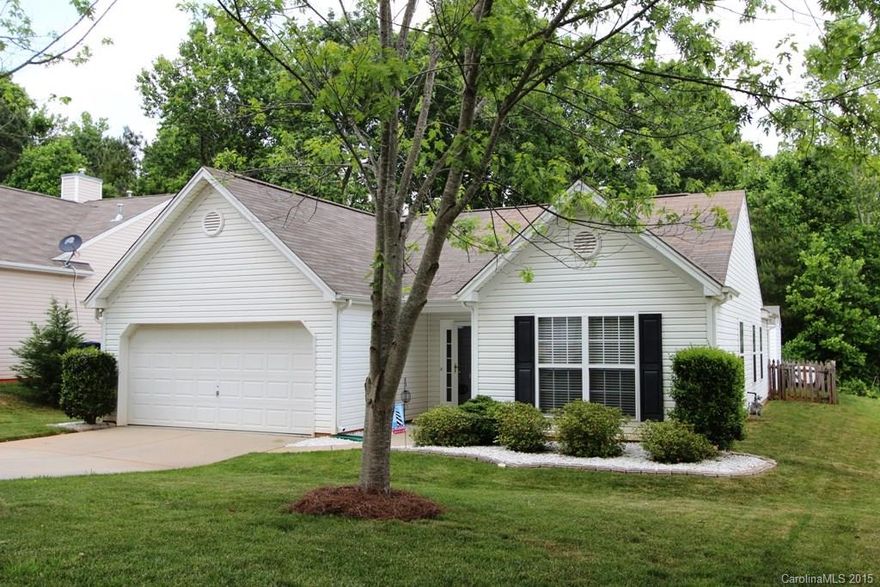 Highly sought after ranch plan in Legacy Park. Spilt bedroom plan, vaulted family room, stainless appliances, tile accents and new lighting! Large master w/ w-i-closet.  Shed has electricity. Fenced rear yard faces the natural areas. Excellent Community amenities include a pool and indoor amenities.