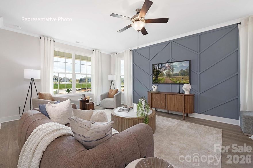 Come see 1030 Whistling Place located in Indian Trail, North Carolina.

This exceptional residence offers a seamless blend of elegance, functionality, and modern design. The Collin is a spacious and modern two-story townhome. Spanning 1,823 sq ft, this thoughtfully designed home offers three bedrooms, 2.5 bathrooms, and a two-car garage. The open floor plan creates a sense of spaciousness, while the intelligently designed layout ensures optimal use of every square foot. The gourmet kitchen is equipped with stain-less-steel appliances, stylish countertops, and abundant storage space. The primary suite is a sanctuary, featuring an en-suite bathroom with dual vanities and a walk-in closet. Additional bedrooms provide versatility and share access to a secondary bathroom. This Collin townhome offers a blend of sophistication, comfort, and modern conveniences.