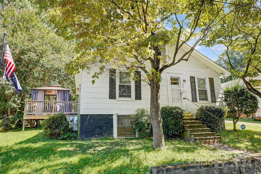 SELLER IS WILLING TO ENTERTAIN OFFERS BETWEEN $190,000-$210,000 OR ABOVE. Back on Market due to no fualt of seller.  Rare opportunity to own this is an adorable Kannapolis home only minutes from the very popular Cannonballer's ballpark, Kannapolis greenway and the cute downtown area featuring historic landmarks such as the Gem theater.  This home features a large primary bedroom with double closets and a third closet space that also serves as a perfect vanity space.  The living room has been freshly painted and the gazebo type covering on the deck can stay to enjoy those lovely NC evenings.  The kitchen is large enough for an eating area and plenty of counterspace for cooking.  All this sitting on a nice large, usable back yard.