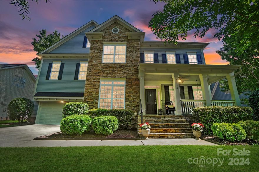 Experience the ultimate staycation on the Tega Cay peninsula!  This stunning 5-bedroom, 4-bathroom home spans 3,303 square feet and offers a luxurious lifestyle year-round. Step out to your private oasis with a heated gunite pool, hot tub with a cascading waterfall, an outdoor fireplace, a basketball court, composite deck and custom landscaping that enhances the beauty of your backyard retreat. 

The home has been meticulously maintained, with a new roof, newer HVAC system,  tankless hot water heater, and a complete house repiping to ensure peace of mind. With every essential update in place, this move-in ready home is the perfect place to settle in and enjoy your own slice of paradise. Don't miss this opportunity to make 1116 Windsong Bay Lane your new dream home!