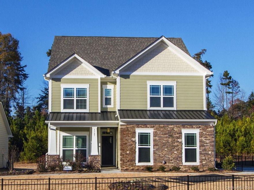 The Dorchester is a beautiful craftsman style new construction home in the new community of Covington at Lake Norman. Open Floor Plan Features: a large GR that opens to the kitchen, formal DR LR & Study. Upstairs features four bedrooms including the master suite with deluxe master bath with roman shower. Upgrades include ss appliances & granite counter tops in the kitchen, hardwoods on the first floor, over sized base boards, recessed lighting, a side load garage and more! Future boat storage.