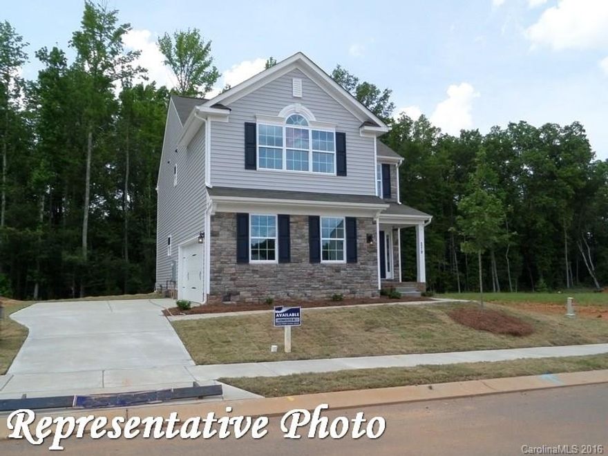 Wonderful floorplan with the perfect amount of space! Upgraded light fixtures, carriage style garage door, crown molding and upgraded flooring on entire first floor!  Premier Kitchen includes recessed lighting, upgraded birch cabinets, granite countertops, cabinet hardware and stainless appliances!  Come see this beautiful new home today!