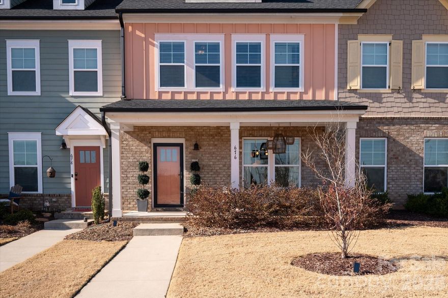 Imagine walking to the Catawba River, world-class cycling trails, and sunset dinners at the Pump House—all just steps from your front door. This isn’t just a home; it’s a front-row seat to Rock Hill’s most vibrant district. This executive townhome features a sophisticated dual-primary suite layout, providing unmatched privacy and versatility for guests, a roommate, or a dedicated home office.

At the heart of the home, the chef-inspired kitchen boasts a massive granite island and premium finishes, perfect for entertaining. One of this home's "secret weapons" is the thoughtfully finished garage, featuring custom-installed pull-down attic stairs. This rare addition provides expansive, easy-access storage that keeps your living areas pristine and clutter-free—a luxury rarely found in townhome living. Why wait for new construction when you can move into the heart of the district today?