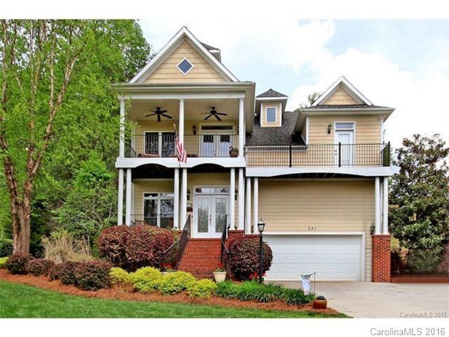 Lovely bright and open custom home w/deeded boat slip 3 season views of the lake all on a private acre in Beacon Pointe 3 bedrooms w/master suite down plus large bonus w/walk-in closet. Large 2nd-floor family room w/access to upper porch offering relaxing lake views. New carpet throughout upper level, new appliances and added lighting. Oversized garage fenced yard huge deck and storage building, irrigation, area plumbed for a hot tub. Award winning schools, convenient to all local amenities