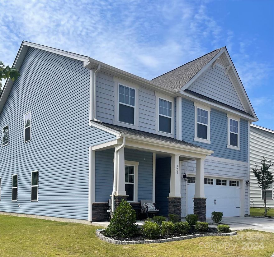 Come experience THE GOOD LIFE in Locust,NC!Close proximity to downtown,dining & so much more!Southern Hospitality greets you at the door of this meticulously kept 4br 3ba home with a loft & study/flex room on the 1st floor.This robust open floorplan entertaining guest and making memories. The dining area opens to the living & kitchen providing ample conversation to go uninterrupted.Don't hesitate to step outside & catch a cool summer breeze on the screened in porch.The leveled yard & wooded view create the perfect ambiance to grab a glass of wine and unwind after a long days work.Upstairs features 3 spacious bedrooms,laundry room,elongated guest bath & gaming room/loft.The primary suite will make you fall in love with this home.An oasis of space & opportunity allows you to put your fingerprint on curating your perfect sanctuary with a bathroom that features his & her sinks,separate shower & bathtub enclosure.