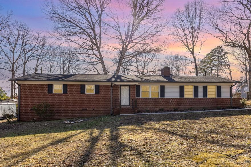 Charming single story 3 bedroom home in Matthews. Eat in kitchen has been updated with white cabinets, granite counters, tile backsplash and appliances. Primary bedroom has private half bath en-suite. The 2 secondary bedrooms share updated full bath. New paint throughout, updated lighting and the original wood floors refinished through the home. Large 1/2 acre lot, 2 large sheds and attached carport make the perfect setup for the collector, car enthusiast, gym etc. Yard has a grassy fenced area perfect for the fur babies. Plenty of parking for multiple cars and your RV or boat! Located within minutes of shopping, entertainment and dining options and convenient to Hwy 74 and Uptown Charlotte, Stallings, Hemby Bridge and Indian Trail! Solid home waiting for its new chapter!
