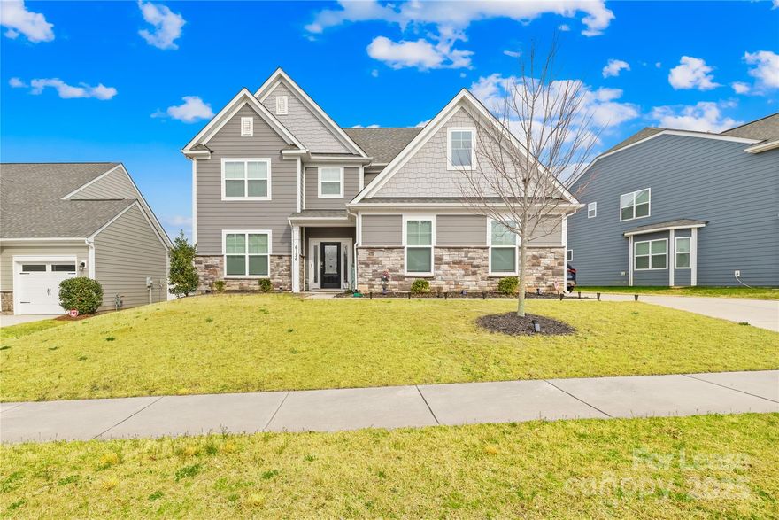 A well-maintained 5-bedroom, 3.5-bath, 3,365 sqft home, built in 2019, is available in Walnut Creek starting April 15th.  

The main level features an office with French doors, a guest bedroom with a full bath, a half bath, a formal dining room, a spacious great room with a fireplace, and a kitchen with a breakfast area, butler’s pantry, and pantry. Upstairs, the master suite has a walk-in closet and stand-in shower, along with three more bedrooms, two bathrooms, a loft, and a laundry room.  

The kitchen includes stainless steel appliances, granite countertops, white cabinetry, a tile backsplash, and a gas range. The fenced backyard offers privacy with a covered porch, fire pit, and playground.  

Community amenities: clubhouse, fitness center, pool, playground, pond, recreation area, and tennis courts. Convenient to Waxhaw, Lancaster, and Ballantyne.  

Tenant responsible for lawn care, water, gas, and electricity. Rent includes HOA fees, refrigerator, washer, and dryer.