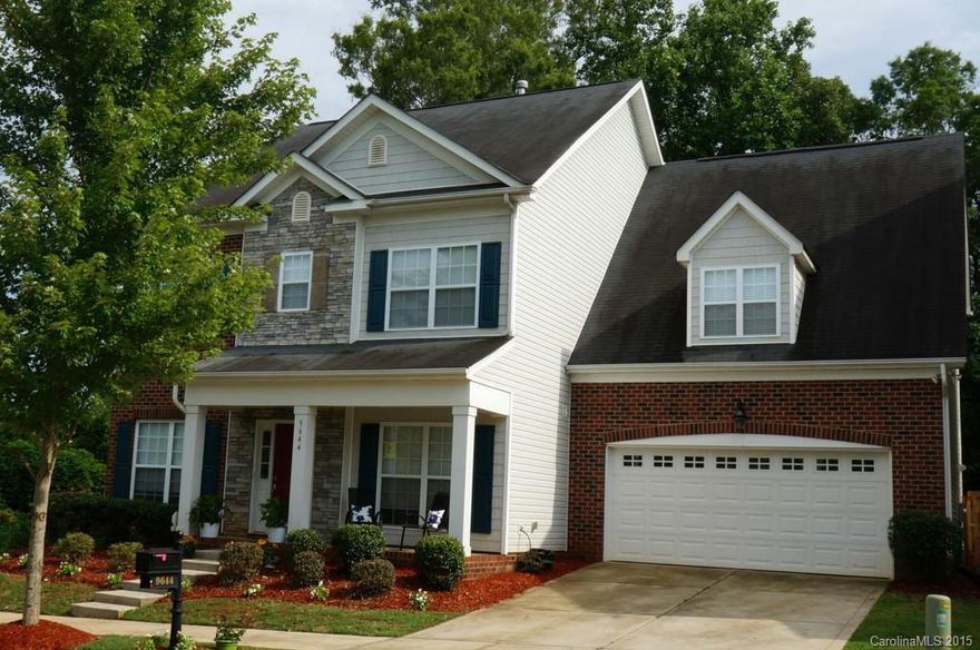 Fabulous 5 bedroom 3.5 bath home with many upgrades! 9 ft ceilings. Tile in all wet areas. Hardwood floors throughout the main floor, upper hall and Master! open plan features a huge eat-in kitchen w/7 ft Island, Gorgeous master w/ sitting room and his/her closets. Master Bath w/his and her vanities, separate tub and extra large glass enclosed shower. Generously sized secondary bedrooms. Large family bath w/dual sinks and 7ft vanity. Secondary bed/bath suite. Large back yard with Privacy fence.