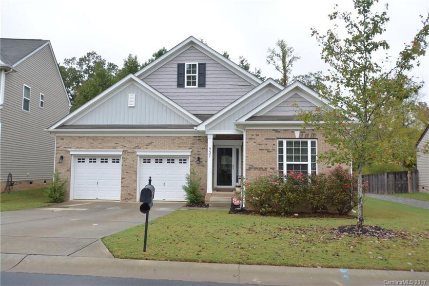 Immaculate 3 bedroom, 2 bath ranch style home, ready for a new owner! Gorgeous crown moldings. Spacious rooms with great closet space. Fenced back yard with large patio, built in fire pit area, & natural beauty for privacy behind the fence. Yard has recently been sodded. Laundry room with sink. Master bedroom with tray ceiling, master bath with double sink vanity, garden tub, & separate shower. Kitchen with under-cabinet lighting & plenty of cabinet space. Close to schools!