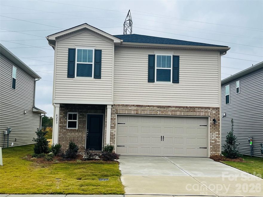 Welcome home to your beautiful community Childers Park in friendly Concord, NC! This home has what you like, a Maintenance free exterior, nearly new home- built in 2023. no need to wait on building, this home is ready now. This home has a private rear yard with a view of pure nature. Lovely new subdivision with great appeal and easy access to Charlotte, downtown Concord, and Kannapolis. Concord Mills Mall is located just a few miles away. New schools, employers and low city taxes. Come on by and see this home before it gets away.