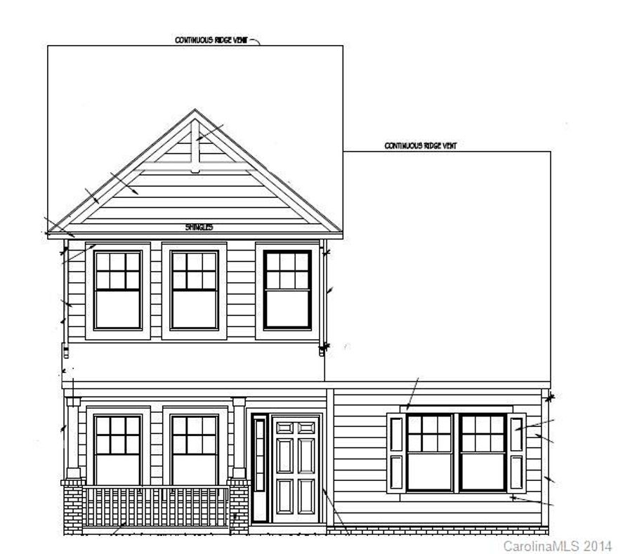 Beautiful new four bedroom home with detached two car garage and covered front porch.  First floor Guest Bedroom and full bath, 1st floor Master bedroom and bath and finished Bonus Room upstairs.  Hardwoods in Kitchen and Pwdr Rm., Ceramic Tile in bathrooms.  Design package including granite countertops and stainless appliances.  Storm door, pre-wired for ceiling fans and exterior flood lights.  Stainless French door refrigerator with bottom freezer and extra capacity Washer and Dryer!
