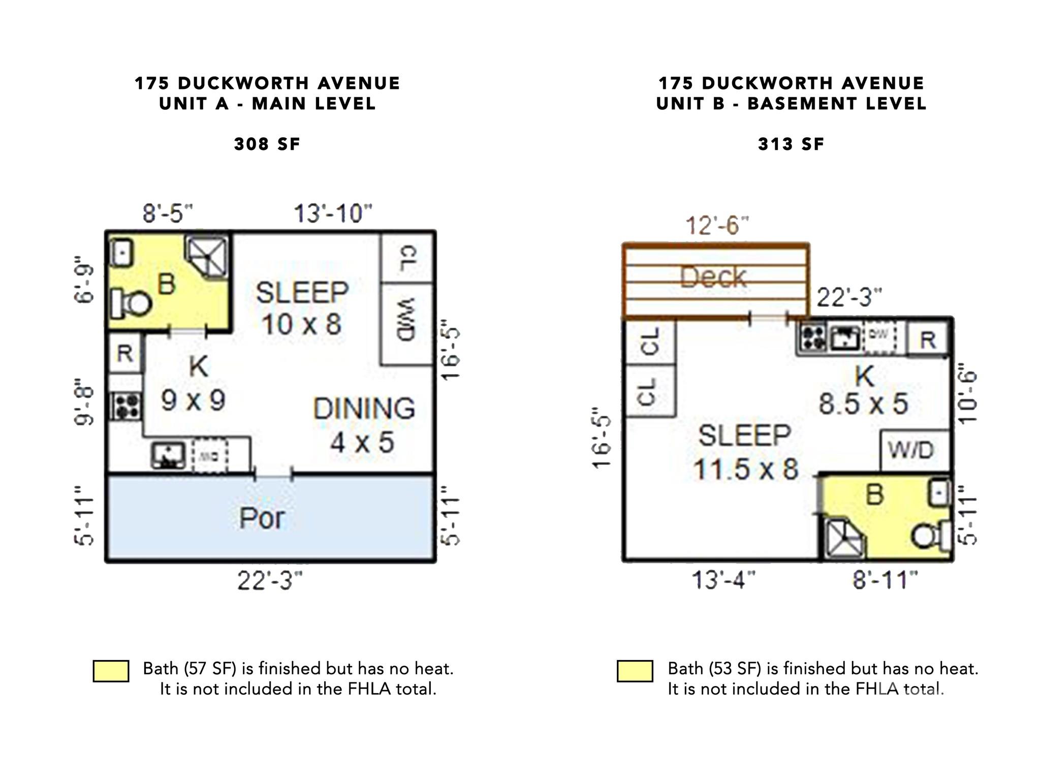 175 Duckworth Avenue A and B