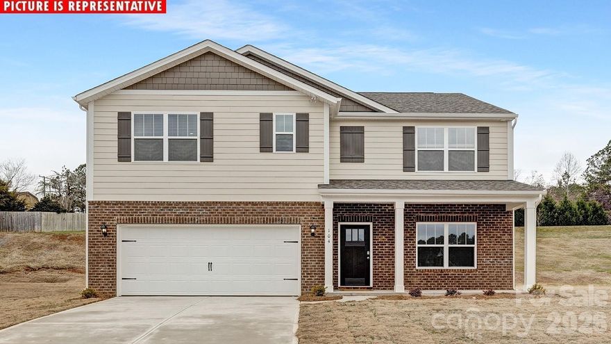 Popular Hayden plan with great upgrades in our new Cardinal Creek community complete with Pool and Playground!! Beautiful kitchen with White Cabinets, Gas Range, White Quartz countertops, and tile backsplash! Guest bedroom and bathroom on main. Spacious office with French doors. Modern fireplace in Great room! Large Owner's Suite with great closet space and private bathroom. Call today for updates!