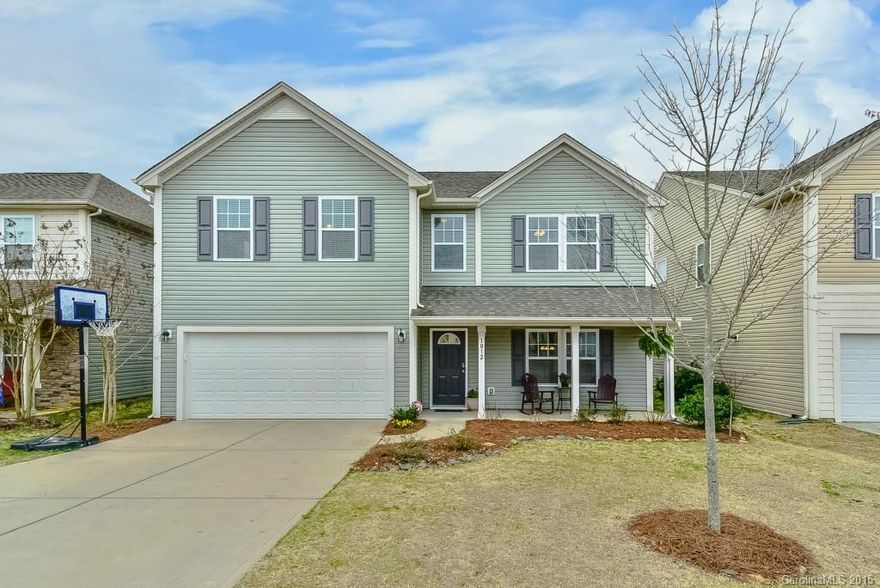 Look no further than this beautiful four bedroom, two and a half bath home in desirable Fort Mill.  The huge kitchen has an eat-in breakfast area, granite counters and a walk-in pantry.  This open floor plan is perfect for entertaining. You will love the 9 foot ceilings on the main floor.  The upstairs has a great loft area, along with the bedrooms and laundry room.  It is walking distance to acres of open land, trails and a pond for your enjoyment.  Don't miss this one!