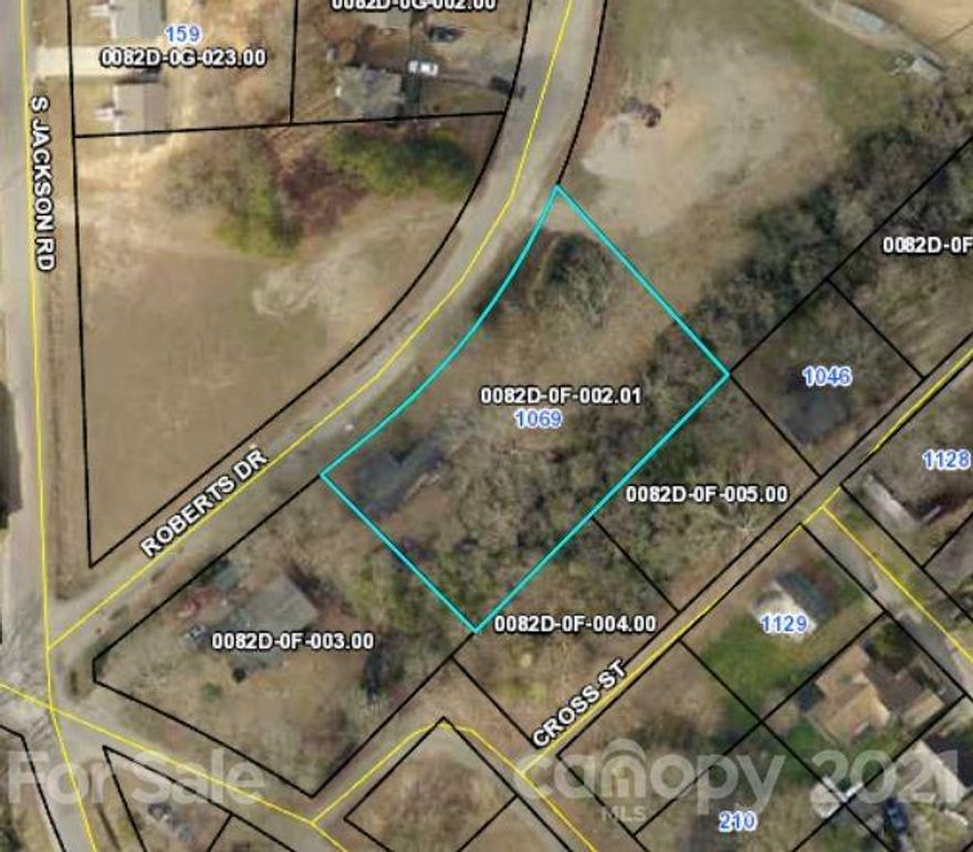 1/2 Acre lot on Roberts Drive This property will be sold with a Quit Claim Deed.