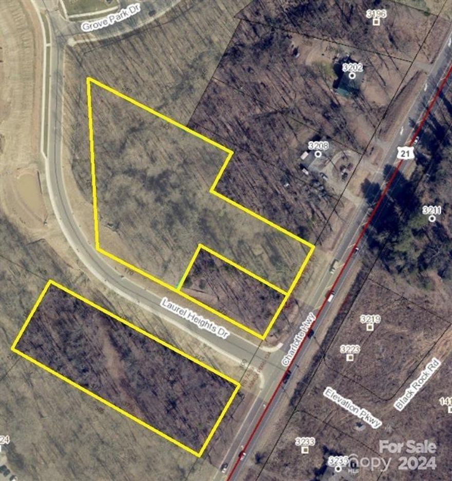 Prime location NMX/RMX zone property below Windstone Apartments and directly across from Grainger Village. Perfect for office/commercial development. Listing consists of three parcels (2.91 Acres contiguous parcels North of Laurel Heights Drive and 1.62 Acres South of Laurel Heights Drive).