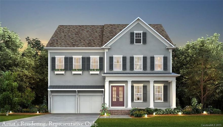 For comp purposes, Clairemont Elevation A w/ finished 3rd floor w/ full bath, covered porch in the back yard