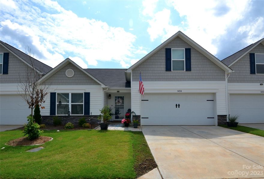 * MULTIPLE OFFERS Seller is calling for all offers by Tuesday 7/25. Like new only better! The seller has made many upgrades to make this home a one-of-a-kind. New electric fireplace with remote is a statement piece in the cozy yet spacious living room. Fireplace can be used for heat or just a flame for year-round enjoyment. Upgraded fixtures & ceiling fans throughout the home. Ring doorbells on front and back. Cabinets added to the main floor laundry room. Beautiful eat-in kitchen with an L-shaped island & stainless steel appliances including the refrigerator. Split bedroom plan with an office/flex room downstairs. The backyard is an oasis! Fences were added on both sides for privacy. There is a large deck adorned with a pergola perfect for your morning coffee. Beautifully landscaped and ready to be enjoyed. This townhome enjoys exterior maintenance & lawn care. Conveniently located near grocery stores, hospitals, restaurants, shopping and downtown.