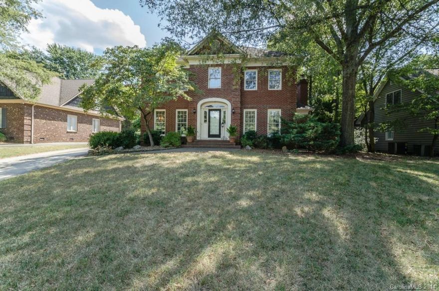 This elegant home is a rare find in Hanover in Park Crossing. Traditional brick w/ gorgeous hardwoods on the main level as well as new carpet in the den. Enjoy the breakfast area overlooking the natural wood deck and Koi pond. Kitchen was remodeled in 2005, delightful sunroom, and study are main level features. 4 spacious bedrooms upstairs w/ brand new carpet. New paint throughout. Walk to amenities!