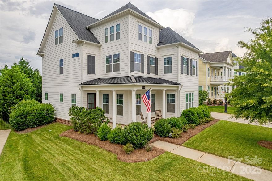 Prepare to be amazed by this updated custom Weiland home in Fort Mill's desirable Habersham. Hardwood floors & 10’ ceilings on the main. Great room w/ fireplace & built-in shelving flows seamlessly to Gourmet Chef’s kitchen featuring custom cabinets, granite counters, gas cooking & island. Guest suite on main. Oversized primary suite has dual walk-in custom closets & spa-like bath w/ separate vanities, glass enclosed tile shower & garden tub.  Amazing floor plan has 2 additional generously sized bedrooms on second floor, flexible entertaining loft & large bonus room w/ custom beams & accent wall. Unfinished third floor, already framed & plumbed for additional bedroom, bonus room & full bathroom.  Custom screened porch w/ masonry fireplace overlooking paver patio complete w/ grilling station. Mature landscaping offers privacy for flat backyard ideal for play or entertainment. Conveniently located near premier shopping, dining & entertainment, this is truly a must see.