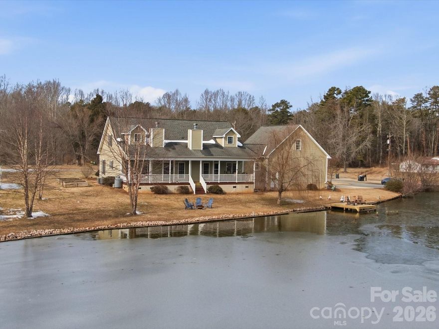 Welcome home to 3985 Mt. Hope Church Road! Escape to your own sanctuary, a meticulously maintained home nestled on over 5 acres, offering the perfect balance of tranquility and convenience. Located away from the hustle and bustle yet just minutes from Interstate 85 for an easy commute, this property boasts low county taxes and no HOA, making it an ideal choice for those seeking peace without sacrificing accessibility.

As you approach, you'll be greeted by both front and back covered porches, perfect for enjoying serene views of  over 2 1/2 wooded acres that borders two stocked ponds with a dock, has walking trails, and is perfect for ATVs.

The heart of the home is the inviting living room, adorned with a wood-burning fireplace, gleaming hardwood floors, and an open floor plan that’s perfect for entertaining family and friends. You'll love the spacious kitchen with granite counter tops, timeless tile backsplash, center island, plentiful cabinet space with lighting underneath, and arched openings, as well as updated light fixtures and a commercial style sink faucet. The main level primary bedroom creates a cozy retreat, featuring a second wood-burning fireplace, two generous walk-in closets, and a beautifully updated en suite bathroom complete with a luxurious garden tub. 

Upstairs, you'll find two additional bedrooms along with a versatile bonus room that can serve as a home office, gym, or entertainment area, catering to your lifestyle needs. 

Completing this impressive package is an oversized two-car garage and a practical storage shed, offering ample space for your vehicles and equipment.

This home is not just a dwelling; it’s a lifestyle upgrade. Call today for the opportunity to make it yours!