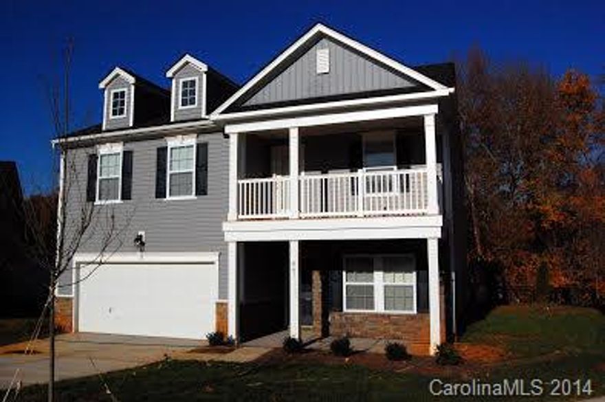 Brand new, spacious 5 BR home on cul-de-sac in desirable Bexley Community. Granite countertops, stainless kitchen appliances with open concept to giant family room with fireplace. Guest bedroom, full bath, dining room/study down. Large master, 3 bedrooms, laundry and media room on upper level plus access to upper porch. Irrigation system and lawn mower included. Utilities, trash pick-up extra.