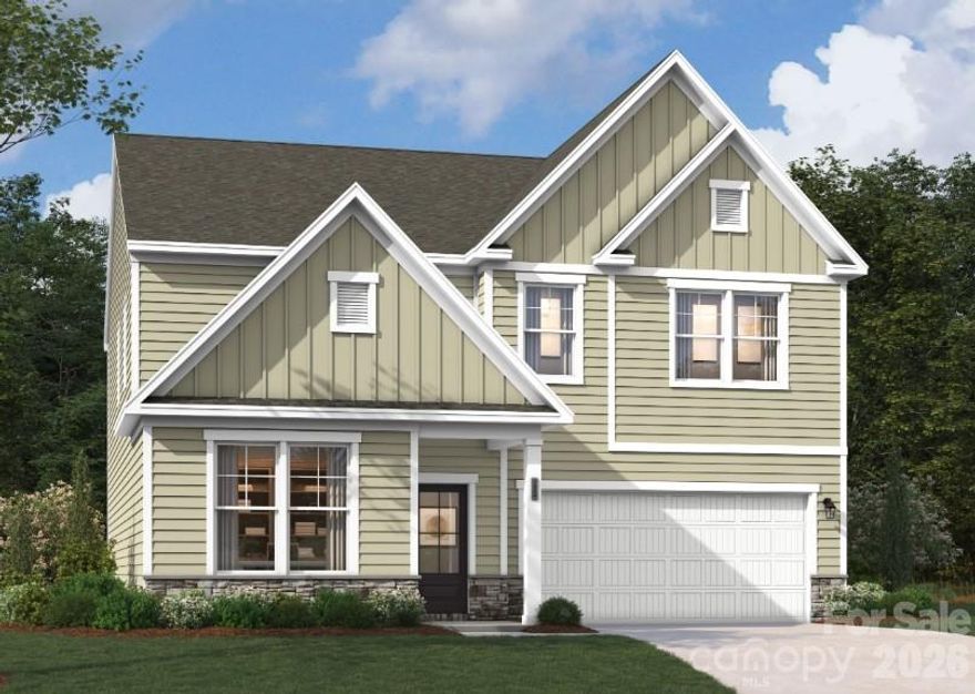 Discover the perfect balance of space, style, and convenience in this beautifully designed 2,855-square-foot IDLEWILD home, featuring 4 spacious bedrooms, 3 modern bathrooms, and two stories built for comfortable living. The gourmet kitchen, complete with a walk-in pantry, is ideal for both everyday cooking and entertaining, while the screened back patio provides a peaceful space to relax and unwind. The main level also includes a convenient pocket office—perfect for working from home or staying organized—as well as a functional mudroom located just off the garage, ideal for storing shoes, bags, and everyday essentials. The primary suite offers a true retreat with a raised tray ceiling, a spacious walk-in closet, and a spa-inspired bathroom featuring a garden tub and a separate shower with a built-in seat. Upstairs, a versatile flex space provides endless possibilities for a media room, home office, or additional living area, along with generously sized secondary bedrooms.

Situated in a vibrant community just 20 minutes from Uptown Charlotte, residents enjoy access to fantastic amenities including a playground, a sparkling pool with cabana, and scenic walking trails. Nature lovers will appreciate being just minutes from Reedy Creek Nature Center. Don’t miss your chance to own this exceptional IDLEWILD home—contact us today to schedule your private tour!