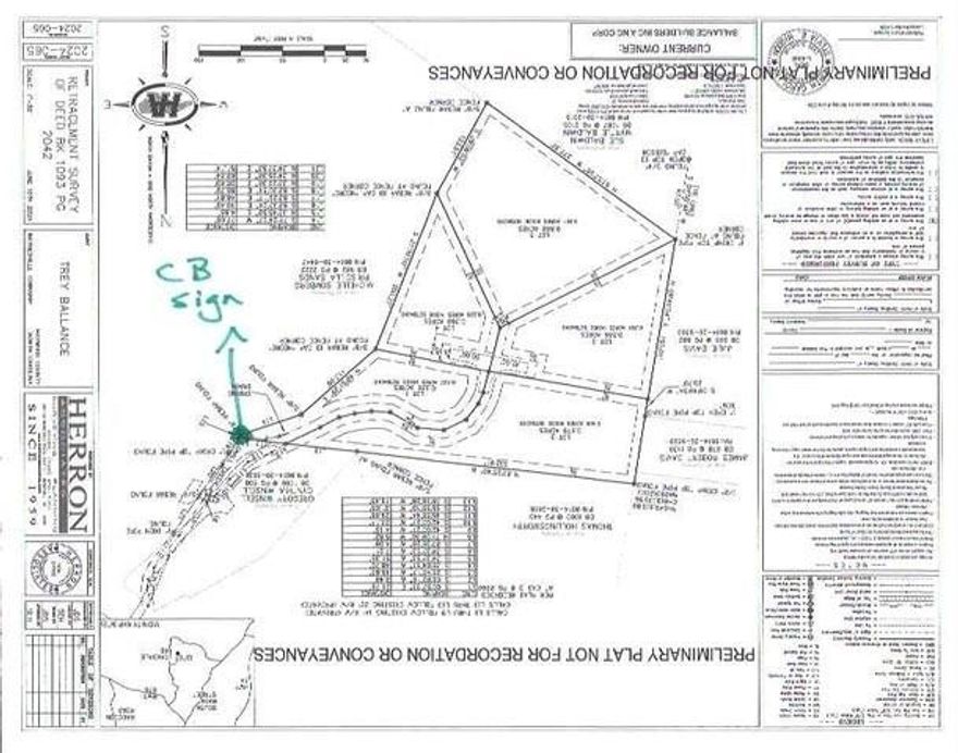 Rare opportunity in the Town of Waynesville! This 2.81± acre tract offers city water and sewer available. That's a hard-to-find combination. Survey completed in 2023, with approved (unrecorded) proposed plat for five building sites included. Build your dream home with acreage inside town limits or explore the development potential. Flexible options in a good location.
