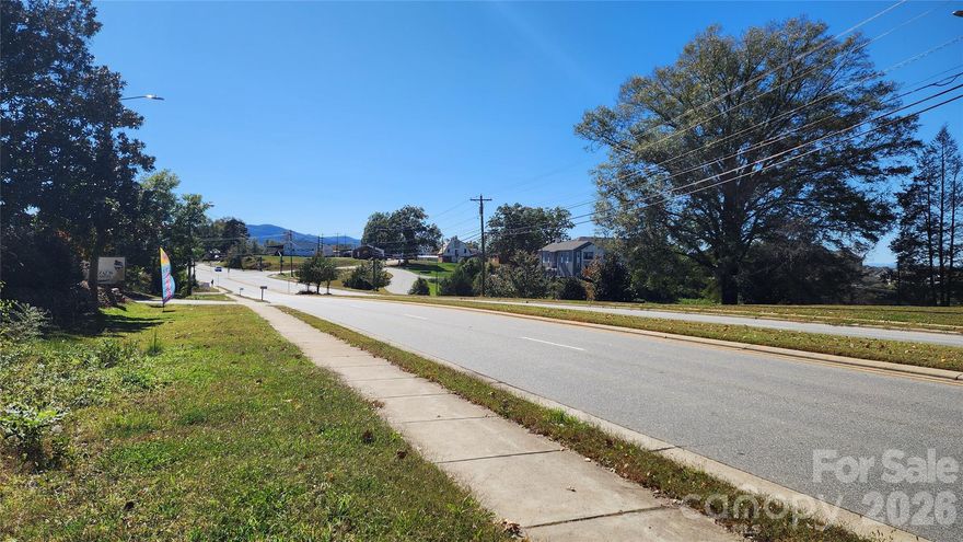 Zoned HID Unimproved Commercial 0.87 tract only 0.6 miles to I-40 at exit 104 on Old NC 18 across from Broughton Hospital. High traffic Visibility. Wide variety of commercial, business, residential and office uses. (See Zoning permitted uses attached in Disclosures) City utilities & zoning. This location is minutes to main Morganton thorough fare into downtown.