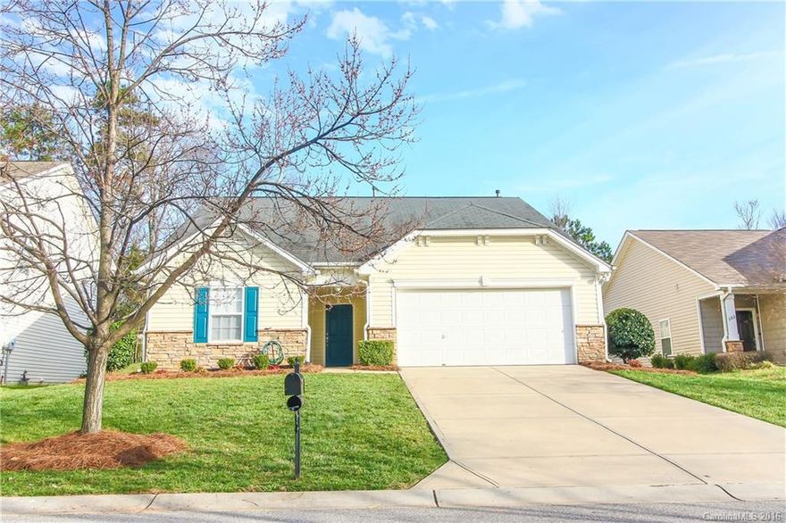 This adorable and well-maintained home is located in English Trails in Fort Mill!  Open floor plan with bright kitchen and large island opening into the breakfast nook. Spacious great room with lots of light complete with fire place. The living room area can also be conveniently used for an office space. Cozy master suite retreat! From the great room walk out onto the inviting back deck which is perfect for entertaining and outdoor living!  Community pool is great for hot summer days!