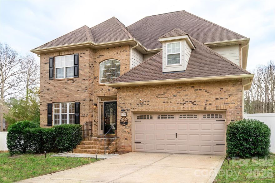 Say goodbye to HOA letters and hello to total freedom! Nestled in the peaceful North Creek subdivision, this exquisite full-brick home offers the rare combination of high-end custom quality and a private, unrestricted lifestyle just minutes from Charlotte’s best attractions. Whether you dream of a backyard homestead with chickens, a massive garden, or simply unmatched privacy, this is your sanctuary.

Inside, the home radiates warmth with gleaming natural oak hardwoods and airy 9-ft ceilings. The chef’s kitchen is designed for gathering, featuring granite countertops, a basketweave travertine backsplash, and a sunlit breakfast nook. Retreat to the main-level living areas or head upstairs to the immaculate primary suite, boasting deep tray ceilings and a spa-inspired bath with custom millwork.

The "showstopper" is your outdoor oasis: a fully fenced, tranquil backyard with a stunning pergola, fountain, and travertine patio—perfect for entertaining in peace. Plus, PAID-OFF SOLAR PANELS mean you can run your AC guilt-free with little to no electric bill! Unbeatable location: 3 mins to Food Lion, 8 mins to Riverbend Village/Harris Teeter, and a quick 20-min commute to Uptown. Freedom never looked this good—schedule your tour today!