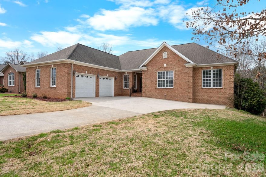 Welcome to peaceful living in Bethlehem! This beautiful 3-bedroom, 2.5-bath brick ranch offers the comfort of one-level living with room to expand and enjoy the outdoors.  Step inside to find 9-foot ceilings and site-finished hardwood floors that add warmth and craftsmanship throughout the main living spaces. The thoughtful layout features two separate living areas, providing flexibility for entertaining, relaxing, or creating a dedicated family or media room. The bedrooms are designed with tray ceilings, adding architectural detail and an airy feel to the private spaces.  Outdoor living truly shines with the oversized Trex deck, perfect for morning coffee or evening gatherings while overlooking the spacious backyard that gently leads to a peaceful creek—a rare natural setting that enhances the home’s tranquil atmosphere.  The full unfinished basement offers incredible potential and is already plumbed for both a bathroom and kitchen, making it ideal for future expansion, multi-generational living, or a customized recreation space.  All of this is peacefully located in Bethlehem, offering a quiet setting while remaining convenient to nearby amenities.