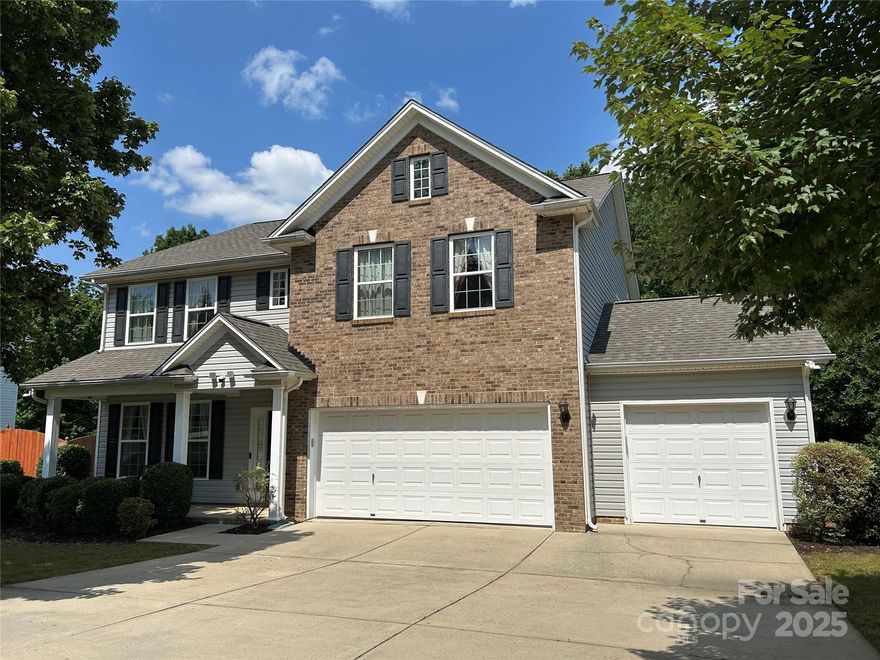 EPA Energy Star 5 Bed, 2.5 Bath, 3 Car finished Garage w/ insulated Doors, Privacy Lot. Main floor 9 ft ceiling w/ spacious Great Room, Fireplace, Home Theater 5.1. Huge Sunroom face wooded backyard landscape. Hardwood & Crown Molding in Foyer, Living, Dining w/ Chair Rail & Picture Molding. 42" Kitchen Cabinets w/ Crown Molding, Under Cabinet Light, Microwave vented out w/ Hood. Nice Nook, BarTop for breakfast. Master Bed Tray Ceiling w/ Crown Molding. Master Bath Jacuzzi, separate Shower w/ half Glass Wall, privacy Toilet. Double Vanity w/ Makeup feature, 2 WalkIn Closets. 2nd Bath Double Vanity, privacy Shower/Toilet. Return Vent in every room for pressure balanced. Luxury Window Board & Curtains w/ Ceiling Fan throughout. Front door Keyless Entry. Garage Motion Sensor Light, Keypad Entry with Remotes. Total 8 Parking, 3 in Garage. Large Porch, Patio. Bricks foundation & partial Front. Exterior Motion Lights. Spacious yards between neighbors' houses. Nice Community Pool, Playground.