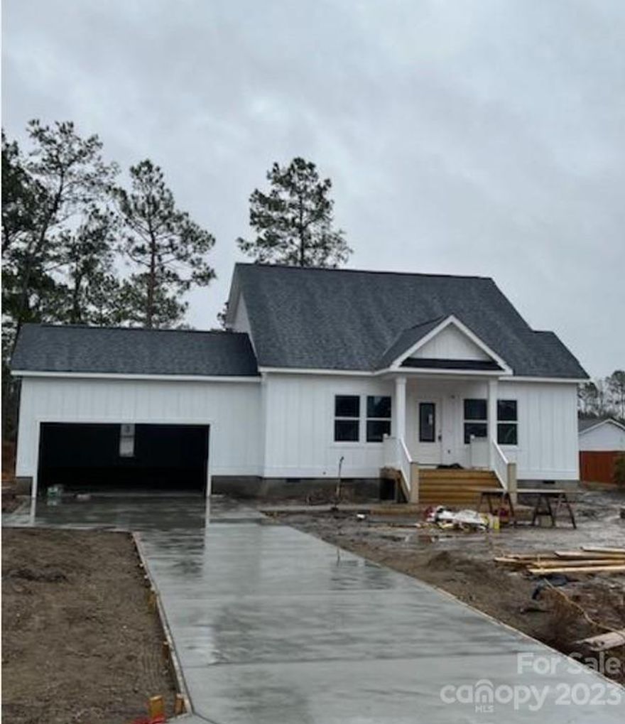 Beautiful new home UNDER CONSTRUCTION. Just 3+ miles from Ocean Isle Beach!  3 Bedrooms 2 1/2 baths/2 car garage. High vaulted ceilings in Greatroom, up to balcony, with open design. Master Bedroom with en suite bath on main with porcelain tile stall shower and free standing tub.  Great location, friendly quiet neighborhood.