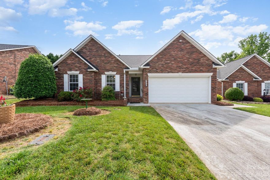 Just updated and move-in ready! Welcome to your new home all on 1 level with a low maintenance lot! Brick front ranch home features 3 good sized bedrooms and spacious vaulted ceilings in the primary bedroom and the living room. Walk-in closets, cozy gas fireplace in the LR, screened-in porch, all new carpet throughout the home, new light fixtures, freshly painted in a neutral shade, updated bathrooms, NEW ROOF, new range, freshly landscaped. Home has a security system but it is not currently in service. Inground irrigation. Enjoy morning coffee on your private screened porch and evenings by the roaring fire! Make your appointment today before it's gone. Seller prefers to close with attorney Graham Carlton in Salisbury.