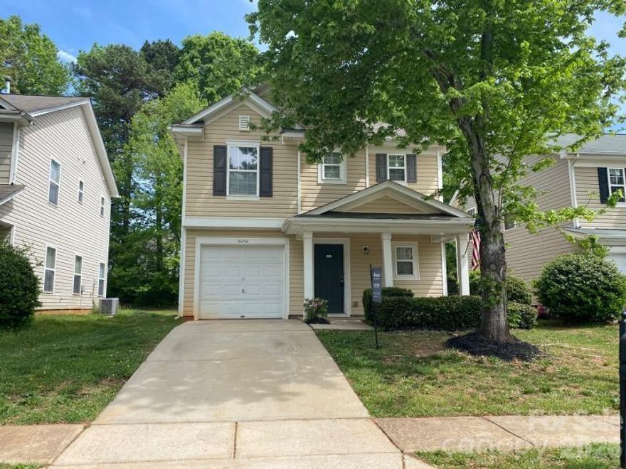 Beautiful 3 Bedroom 2.5 Bathroom Townhome w/1 Car Garage Located in the Belmeade Green Community. Wonderful open floorplan with beautiful laminate wood floors throughout the common areas and featuring a centerpiece fireplace in the living room. Kitchen features custom color cabinets with plenty of countertop space and a full set of stainless-steel appliances including the refrigerator, range, dishwasher, and microwave. Primary bedroom suite has a walk-in closet with a private bathroom and a shower/tub combo. Home also features a 1 car garage, an upstairs laundry with a washer and dryer, two additional bedrooms, ceiling fans and a full set of blinds. Exterior patio is the perfect size to cookout while the backyard is large enough to play. The location is perfect just minutes away from shopping, entertainment, grocery, schools, and expressways. Please call to schedule your showing today!
