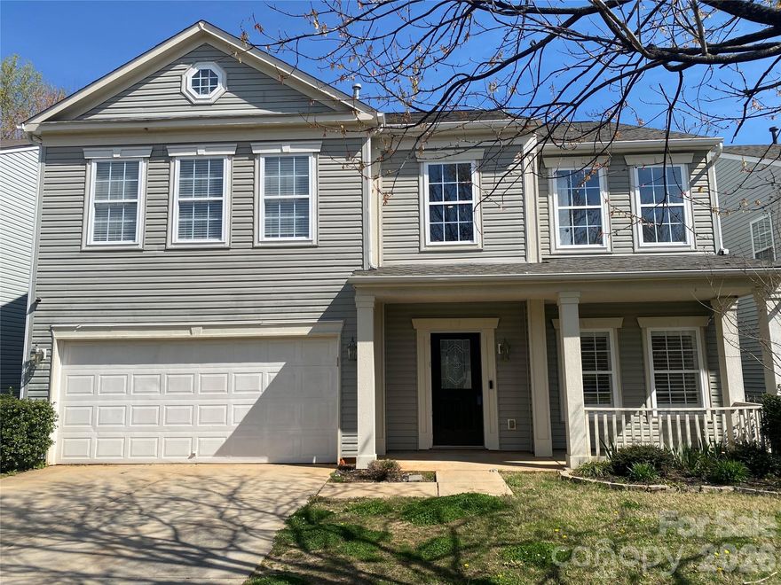 Great home in the desirable area. This spacious 2 story home with 5 bedrooms and 2.5 bathrooms welcome you as you enter. The primary bedroom is a generous size with ample natural light; the bathroom includes dual vanities, bathtub/shower and a large walk-in closet. The additional bedrooms provide versatile space for your needs. Enjoy the serenity of the wooded back yard. Kitchen counter top and back splash are new quartz, all appliances convey. HVAC like new only 2 years. The shed its remodeled inside with electricity. The concrete on the back was added.
Covered Porch 113.89 and Concrete patio 565.
The neighborhood amenities include a clubhouse, pool & playground and the location provides convenient access to nearby shopping and services.